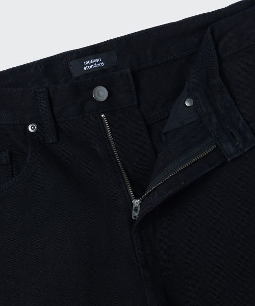 Purchase MUSINSA STANDARD 標準版型牛仔褲［黑色］ MMJNP0Z02-BK