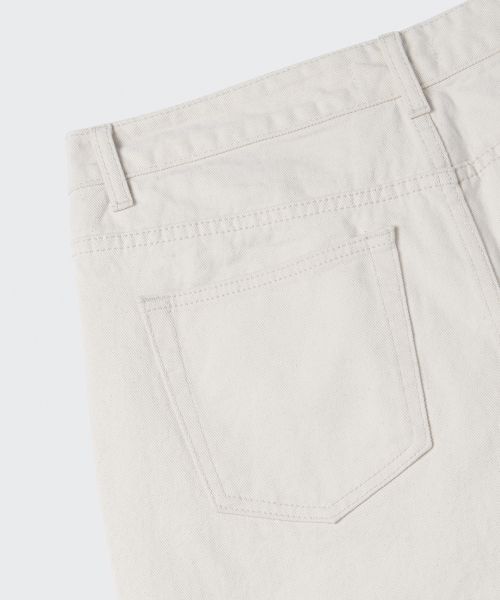 Sizing MUSINSA STANDARD 標準版型牛仔褲［奶油色］ MMJNP0Z02-CR