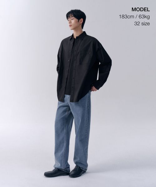 Order MUSINSA STANDARD 標準版型牛仔褲【淺靛藍】 MMJNP0Z02-LI