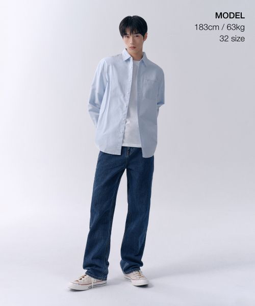 Order MUSINSA STANDARD 常規版型牛仔褲［中靛藍］ MMJNP0Z02-MI