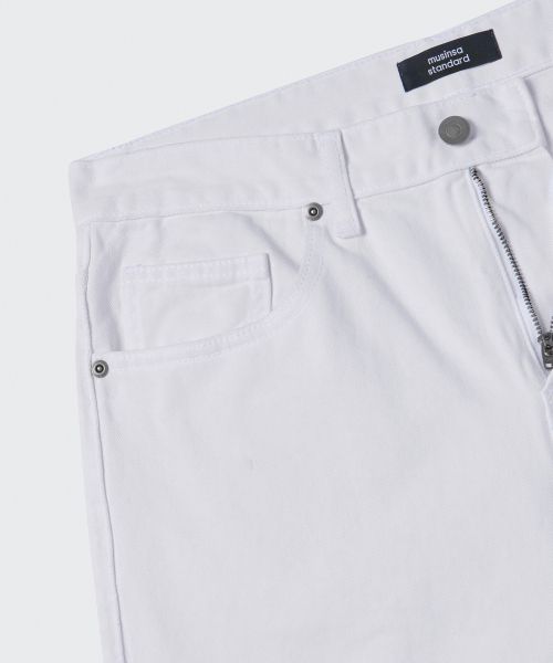 Details for MUSINSA STANDARD 常規版型白色牛仔褲 MMJNP0Z02-WH