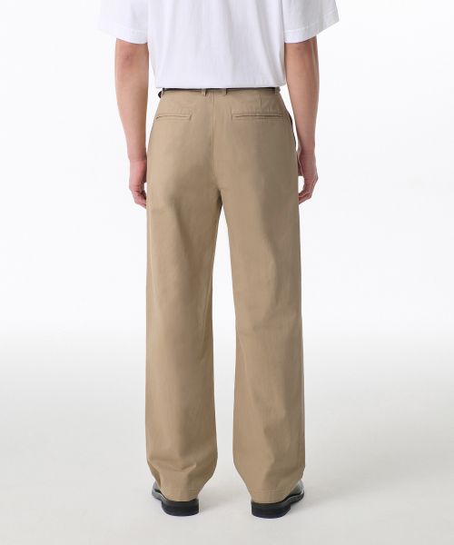 Order Musinsa Standard Regular Fit Hidden Banding Chino Pants [Beige] MMEPC3Z02-BE