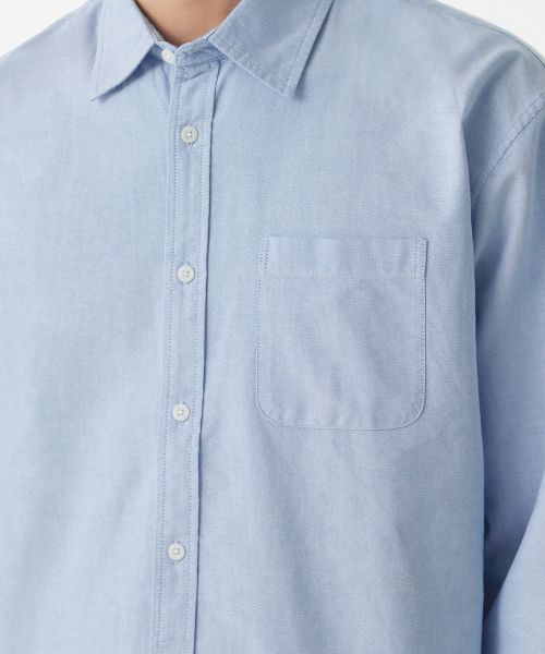 Sizing Musinsa Standard Relax Fit Oxford Shirt [Blue] MM0SL4Z04-BL