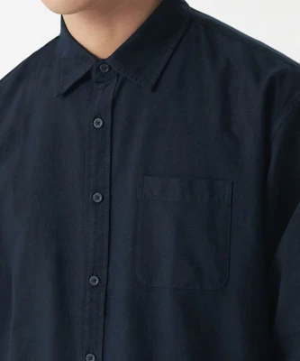 MUSINSA STANDARD 宽松版型牛津纺衬衫(藏青色) MM0SL4Z04-NA Shop MUSINSA STANDARD 宽松版型牛津纺衬衫(藏青色) MM0SL4Z04-NA