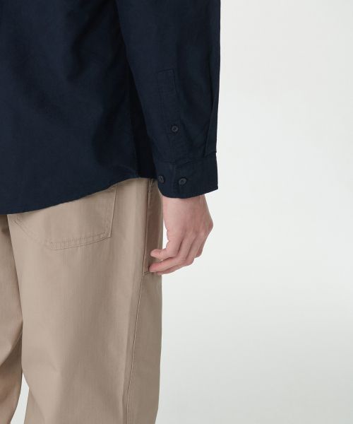 Purchase Musinsa Standard Relaxed Fit Oxford Shirt [Navy] MM0SL4Z04-NA