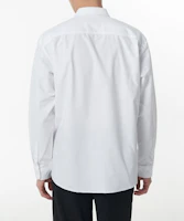 Lookbook MUSINSA STANDARD リラックスフィット オックスフォードシャツ ポケットなし ホワイト MMDSL4Z21-WH