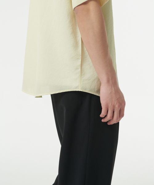 Purchase MUSINSA STANDARD Relaxed Linen-Like Short Sleeve Shirt [Lemon] MMCSS6Z05-LN