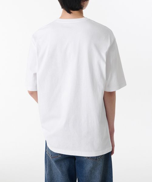 Order Camiseta Musinsa Standard OE de corte relajado y cuello redondo [Blanco] MMETS6Z75-WH
