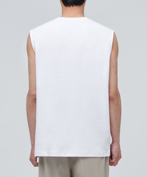 Lookbook MUSINSA STANDARD Relaxed Sleeveless Top [White] MMATE7Z09-WH