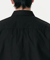 Details for ムシンサスタンダード リラックスフィット ウォッシュドポプリンシャツ ブラック MMDSL4Z02-BK