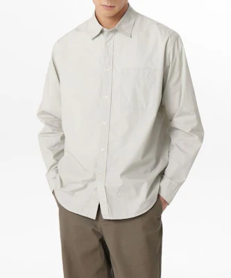 MUSINSA STANDARD 休閒寬鬆版水洗府綢襯衫【霧奶油色】 MMDSL4Z02-UC Lookbook MUSINSA STANDARD 休閒寬鬆版水洗府綢襯衫【霧奶油色】 MMDSL4Z02-UC