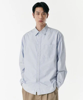 MUSINSA STANDARD リラックスフィット ウォッシュドポプリンシャツ スカイブルー MMDSL4Z02-SB Buy MUSINSA STANDARD リラックスフィット ウォッシュドポプリンシャツ スカイブルー MMDSL4Z02-SB