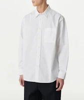 Lookbook MUSINSA STANDARD Kemeja Poplin Santai Putih Lelaki Wanita MMDSL4Z02-WH
