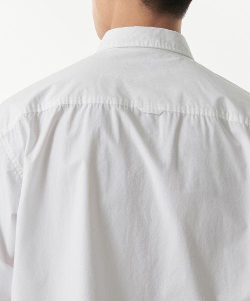 Details for MUSINSA STANDARD Relaxed Washed Poplin Shirt [White] MMDSL4Z02-WH