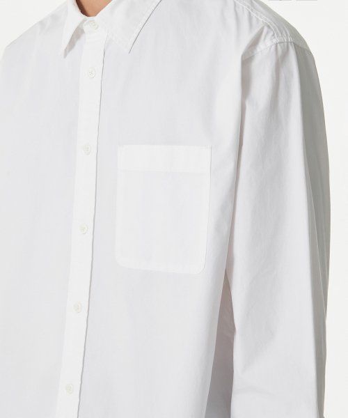 Sizing MUSINSA STANDARD Relaxed Washed Poplin Shirt [White] MMDSL4Z02-WH