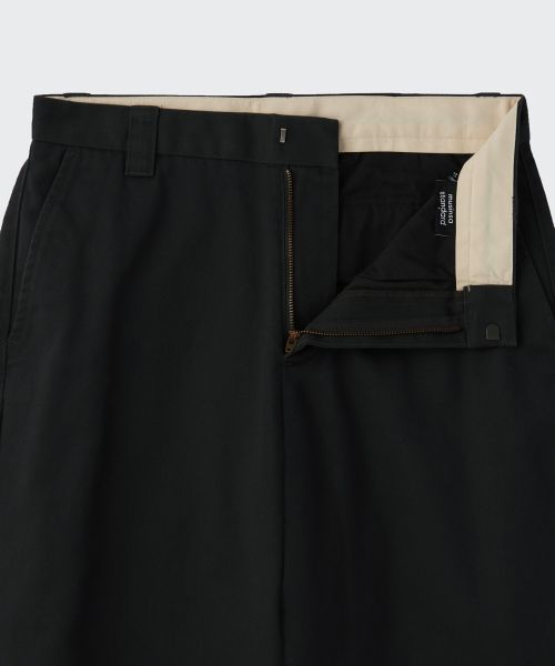 Lookbook Musinsa Standard Solid CP Wide Chino Pants [Black] MMDPC2Z09-BK