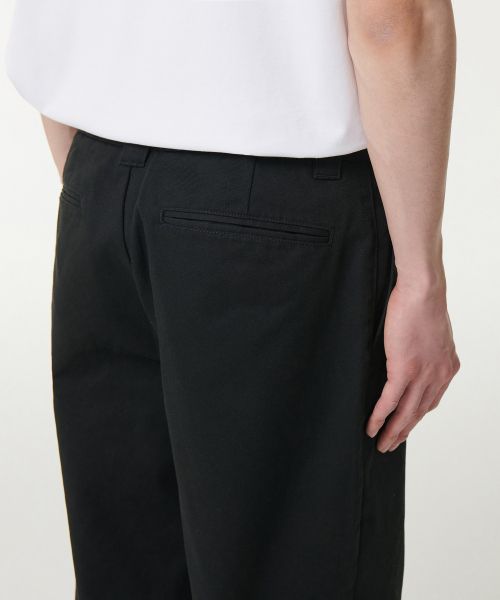 Purchase Musinsa Standard Solid CP Wide Chino Pants [Black] MMDPC2Z09-BK