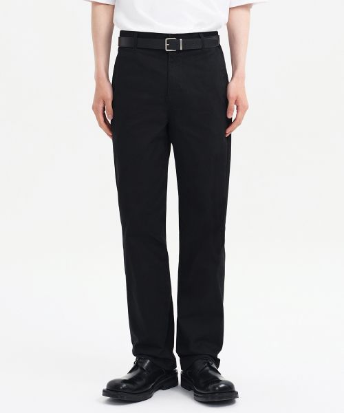 Musinsa Standard Straight Chino Pants [Black] MMEPC1B20-BK