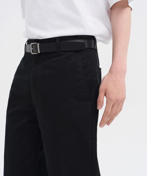 Purchase Musinsa Standard Straight Chino Pants [Black] MMEPC1B20-BK