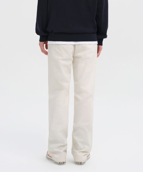 Lookbook Musinsa Standard Straight Chino Pants [Cream] MMEPC1B20-CR
