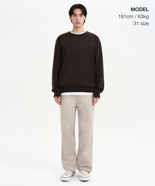 Order Musinsa Standard Straight Chino Pants [Light Beige] MMEPC1B20-LB