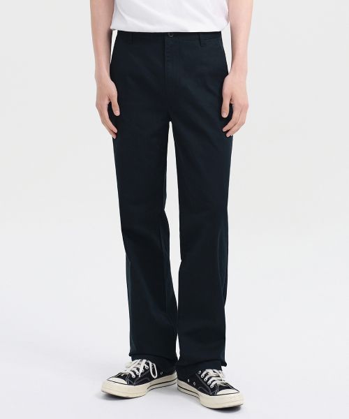 Musinsa Standard Straight Chino Pants [Navy] MMEPC1B20-NA