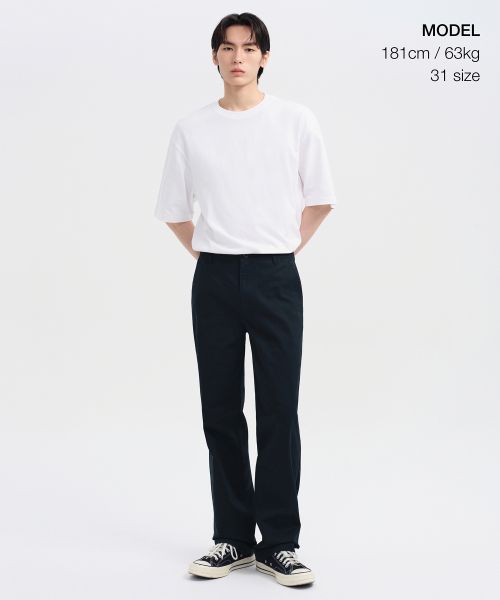 Order Musinsa Standard Straight Chino Pants [Navy] MMEPC1B20-NA