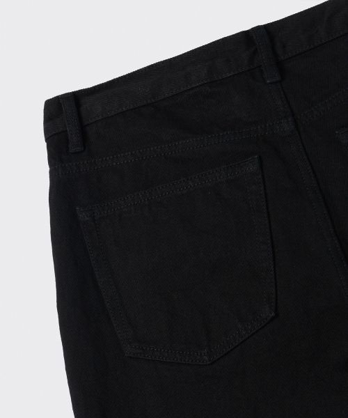 Sizing Musinsa Standard 直筒丹寧褲 [黑色] MMANP0Z05-BK