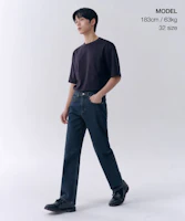 Order MUSINSA STANDARD 直筒牛仔褲【深藍】 MMANP0Z05-DU