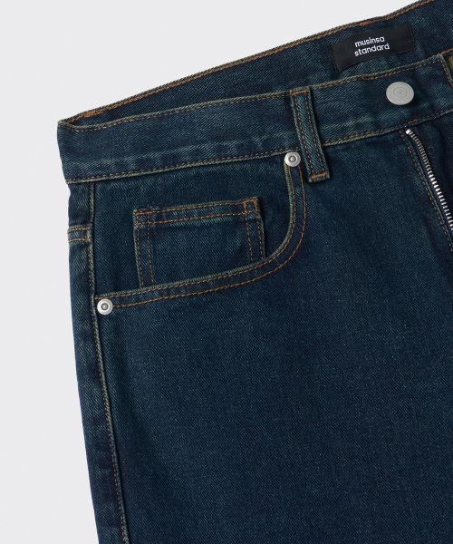 Details for MUSINSA STANDARD 直筒牛仔褲【深藍】 MMANP0Z05-DU