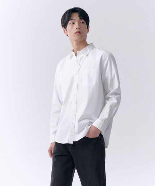 Lookbook MUSINSA STANDARD 水洗黑直筒牛仔褲 MMANP0Z05-WC