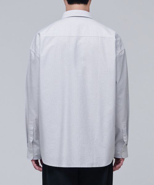 Purchase Kemeja Oxford Oversized Berjalur Musinsa Standard [Jalur Kelabu] MMASLAZ10-93