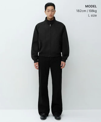 MUSINSA STANDARD 仿麂皮哈灵顿夹克【黑色】 MMFLJ9B05-BK Order MUSINSA STANDARD 仿麂皮哈灵顿夹克【黑色】 MMFLJ9B05-BK