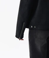 Sizing MUSINSA STANDARD 合成麂皮賽車外套【黑色】 MMELJ2Z03-BK