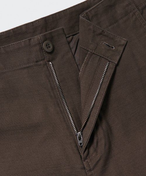 Shop MUSINSA STANDARD 緞面軍官長褲 [棕色] MMCPC9Z01-BR