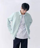 Lookbook MUSINSA STANDARD 深靛蓝宽松牛仔裤 MMJNP0Z06-DI