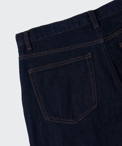Sizing MUSINSA STANDARD 寬版牛仔褲［深靛藍］ MMJNP0Z06-DI