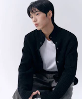 Lookbook MUSINSA STANDARD 寬版牛仔褲【灰色】 MMJNP0Z06-GR
