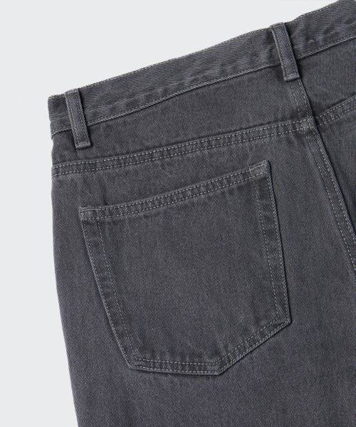 Sizing MUSINSA STANDARD 寬版牛仔褲【灰色】 MMJNP0Z06-GR