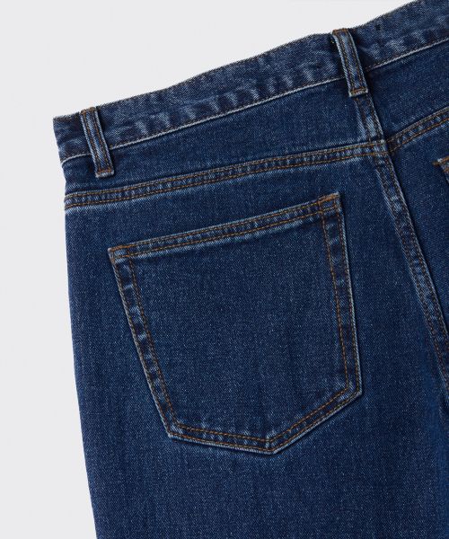 Sizing MUSINSA STANDARD 寬版牛仔褲【中靛藍】 MMJNP0Z06-MI
