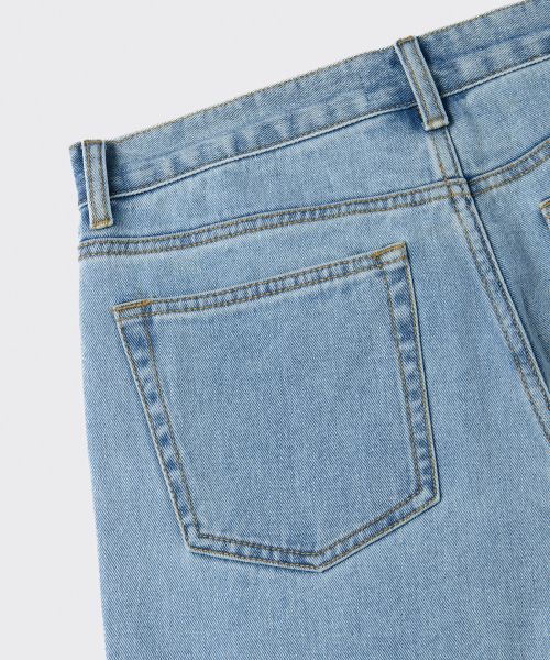 Sizing MUSINSA STANDARD 寬版牛仔褲 [天空藍] MMJNP0Z06-SB