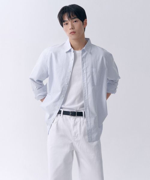 Shop MUSINSA STANDARD 寬版牛仔褲（白色） MMJNP0Z06-WH