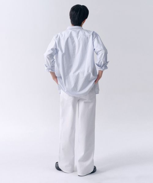 Purchase MUSINSA STANDARD 寬版牛仔褲（白色） MMJNP0Z06-WH