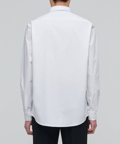 Lookbook MUSINSA STANDARD Wrinkle-Free Dress Shirt [White] MMASL4Z01-WH