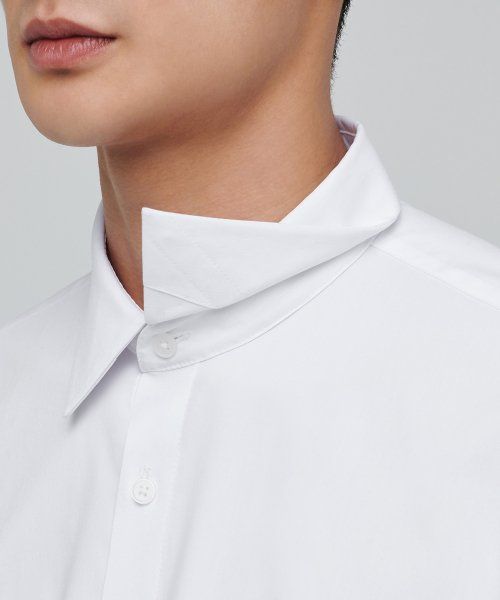 Details for MUSINSA STANDARD Wrinkle-Free Dress Shirt [White] MMASL4Z01-WH