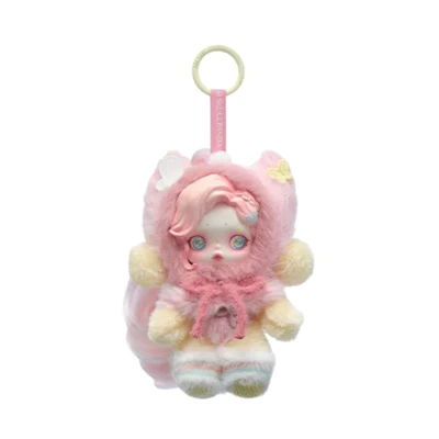 My Little Pony Pop Mart Skullpanda Fluttershy Plush Doll Pendant
