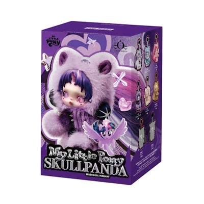 My Little Pony Pop Mart Skullpanda Plush Doll Pendant Single Blind Box
