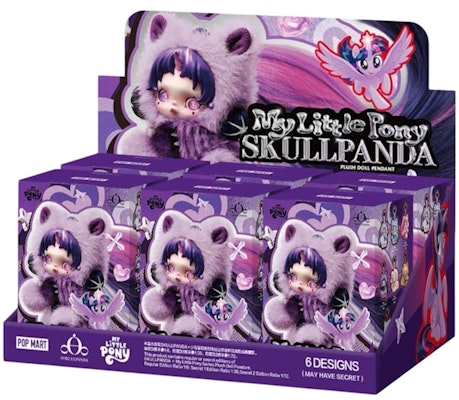 My Little Pony x Pop Mart Skullpanda Plush Doll Pendant Sealed Case (6 Blind Box) Buy My Little Pony x Pop Mart Skullpanda Plush Doll Pendant Sealed Case (6 Blind Box)