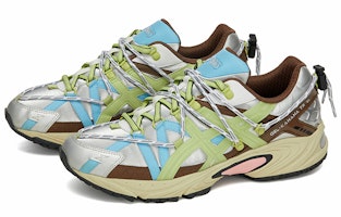 【11月4日10點 得物新品發售】 MYGE x Asics Gel-Kahana TR v2 舒適百搭 防滑 低筒 生活休閒鞋 男女同款 銀綠棕 Shop 【11月4日10點 得物新品發售】 MYGE x Asics Gel-Kahana TR v2 舒適百搭 防滑 低筒 生活休閒鞋 男女同款 銀綠棕