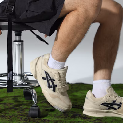 ASICS MYGE x ASICS Gel-Spotlyte Low V2 'Khaki Hitam' 1203A261-200 Cheap ASICS MYGE x ASICS Gel-Spotlyte Low V2 'Khaki Hitam' 1203A261-200